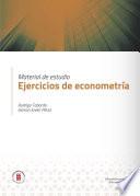 Libro Ejercicios de econometría