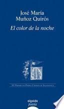 Libro El color de la noche