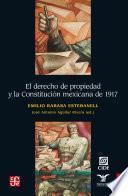 Libro El derecho de propiedad y la Constitución mexicana de 1917