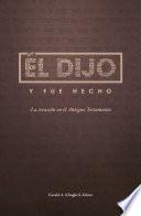 Libro Él dijo y fue hecho