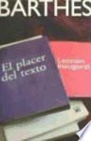 Libro El placer del texto y Lección inaugural