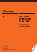 Libro Elecciones autonómicas 2009-2012