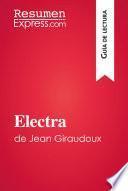 Libro Electra de Jean Giraudoux (Guía de lectura)