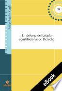 Libro En defensa del Estado constitucional de Derecho