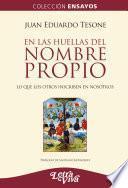 Libro En las huellas del nombre propio