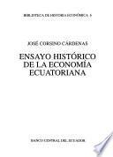 Libro Ensayo histórico de la economía ecuatoriana