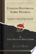 Libro Ensayos-Históricos Sobre Manresa