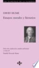 Libro Ensayos morales y literarios