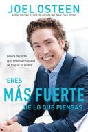 Libro Eres más fuerte de lo que piensas
