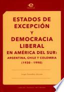 Libro Estados de excepción y democracia liberal en América del Sur