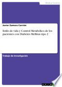 Libro Estilo de vida y Control Metabólico de los pacientes con Diabetes Mellitus tipo 2