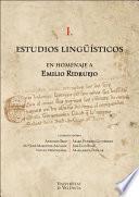 Libro Estudios lingüísticos en homenaje a Emilio Ridruejo
