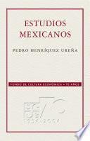 Libro Estudios mexicanos