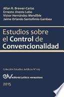 Libro ESTUDIOS SOBRE EL CONTROL DE CONVENCIONALIDAD