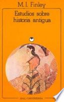 Libro Estudios sobre historia antigua