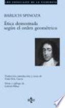Libro Ética demostrada según el orden geométrico