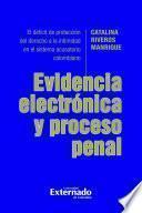 Libro Evidencia electrónica y proceso penal