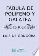 Libro Fabula de Polifemo y galatea