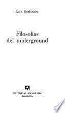Libro Filosofías del underground