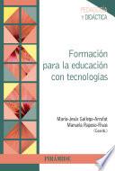 Libro Formación para la educación con tecnologías