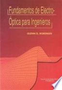 Libro Fundamentos de electro-óptica para ingenieros