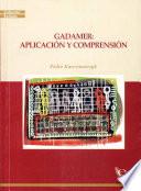 Libro Gadamer: Aplicación y Comprensión