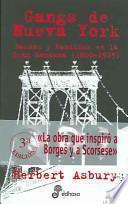 Libro Gangs de Nueva York