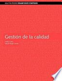 Libro Gestión de la calidad
