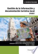 Libro Gestión de la información y documentación turística local