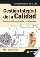 Libro Gestión integral de la calidad