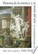 Libro Historia de la estética y de la teoría del arte