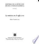 Libro Historia de la música en España e Hispanoamérica