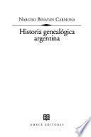 Libro Historia genealógica argentina
