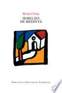 Libro Homilies de MedinyÃ