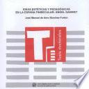 Libro Ideas estéticas y pedagógicas en la España finisecular: Ángel Gavinet