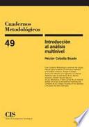Libro Introducción al análisis multinivel