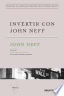 Libro Invertir con John Neff