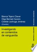 Libro Investigando en contenidos de vanguardia