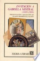 Libro Invitación a Gabriela Mistral (1889-1989)
