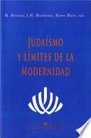 Libro Judaísmo y límites de la modernidad