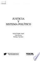 Libro Justicia y sistema político