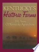 Libro Kentucky's Historic Farms