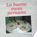 Libro La Buena Mesa Peruana