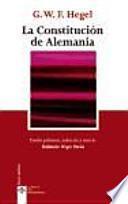 Libro La constitucion de Alemania / The constitution of Germany