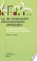 Libro La (de)construcción del conocimiento pedagógico