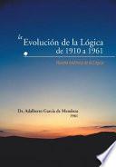Libro La Evolucin de la Lgica de 1910 A 1961