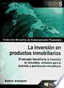 Libro La inversión en productos inmobiliarios