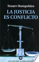 Libro La justicia es conflicto