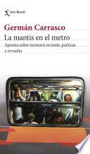 Libro La mantis en el metro