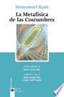 Libro La metafísica de las costumbres